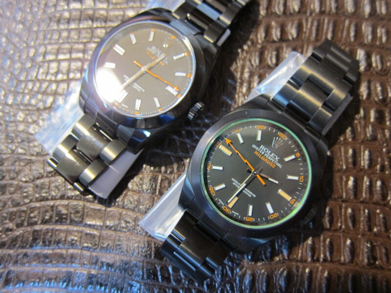 **SOLD**Rolex Milgauss PVD DLC