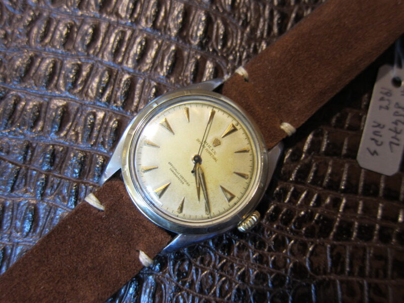 **SOLD** Rolex Semi Bubble back Ovettone warm patina