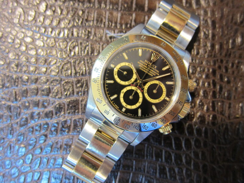 **SOLD**Rolex Daytona two tone Zenith movement Sexy Dial ref#16523