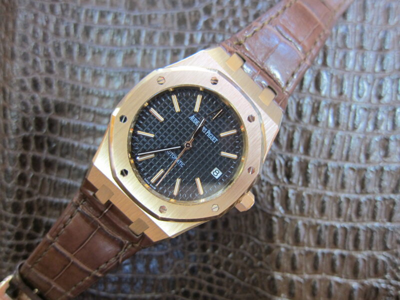 **SOLD**AUDEMARS PIGUET ROYAL OAK REF#15300OR ROSE GOLD