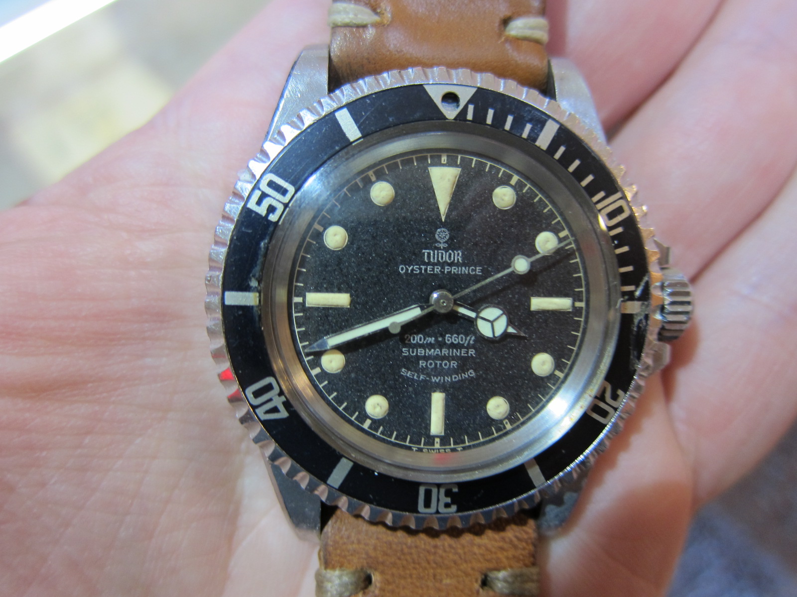 **SOLD**Tudor Vintage Submariner Gilt Dial ref#7928