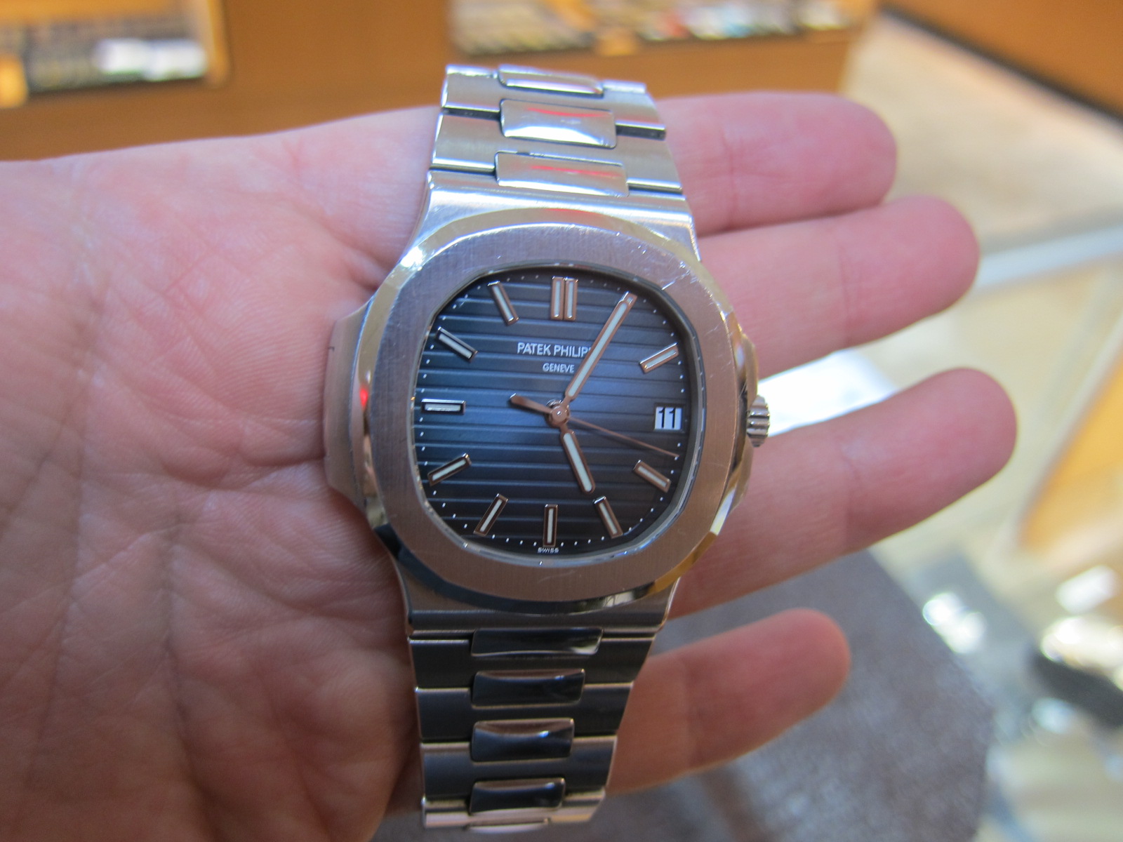 **SOLD**Patek Philippe Nautilus ref#5711 Blue Dial