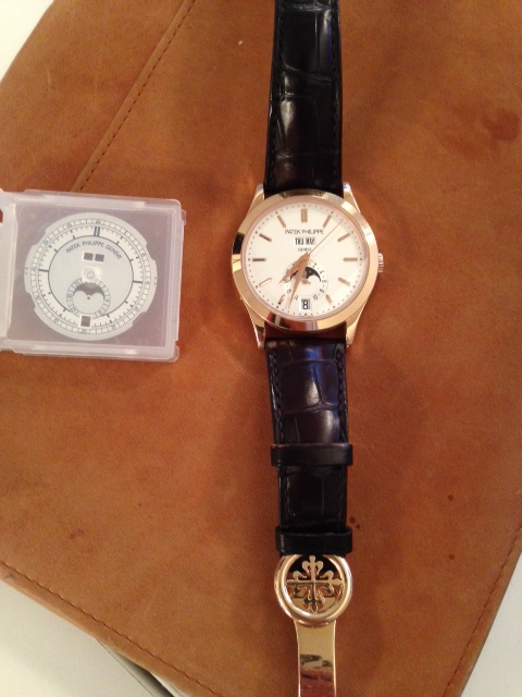 **SOLD**Patek Philippe Annual Calendar Ref#5396R with double dial!