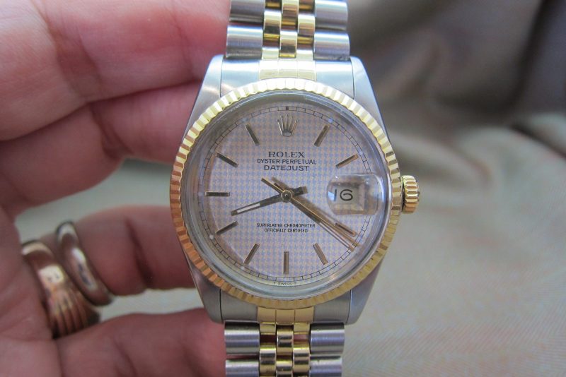 Rolex Vintage Datejust 16013 Two Tone Houndstooth dial - Image 11