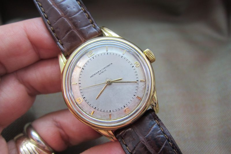 Vacheron Constantin Vintage  18k Split Hoof Lugs Two-Tone Dial