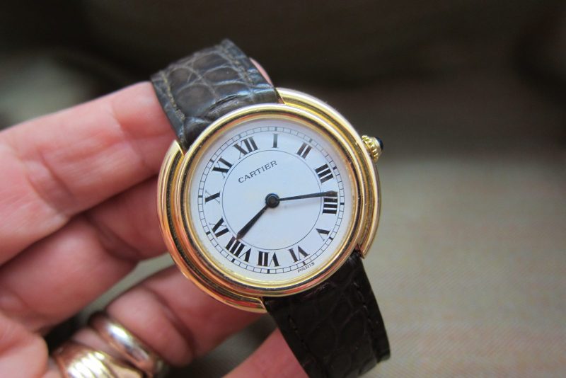 Cartier Vintage  Vendome Automatic 17003 Paris Dial  18k