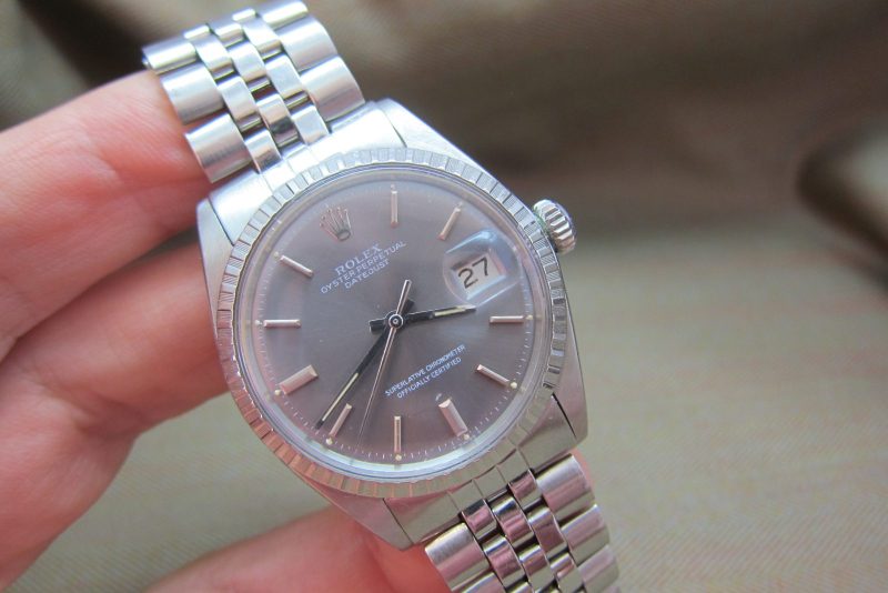 Rolex Vintage Datejust 1603 Grey Ghost  Dial Full Set