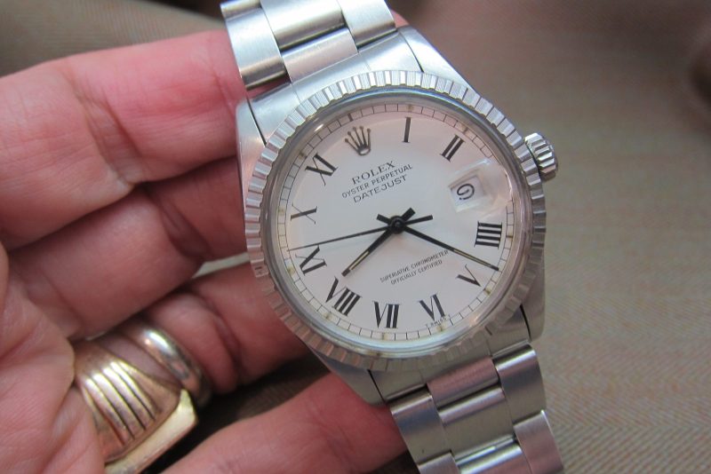 Rolex Vintage Datejust 16030 White Big Roman Full Set
