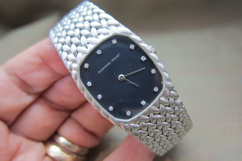 Audemars Piguet Vintage Cobra 18k White Gold Braided Bracelet