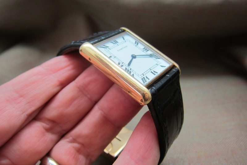 Cartier Tank Jumbo Automatic 17002 18k Deployant buckle - Image 3
