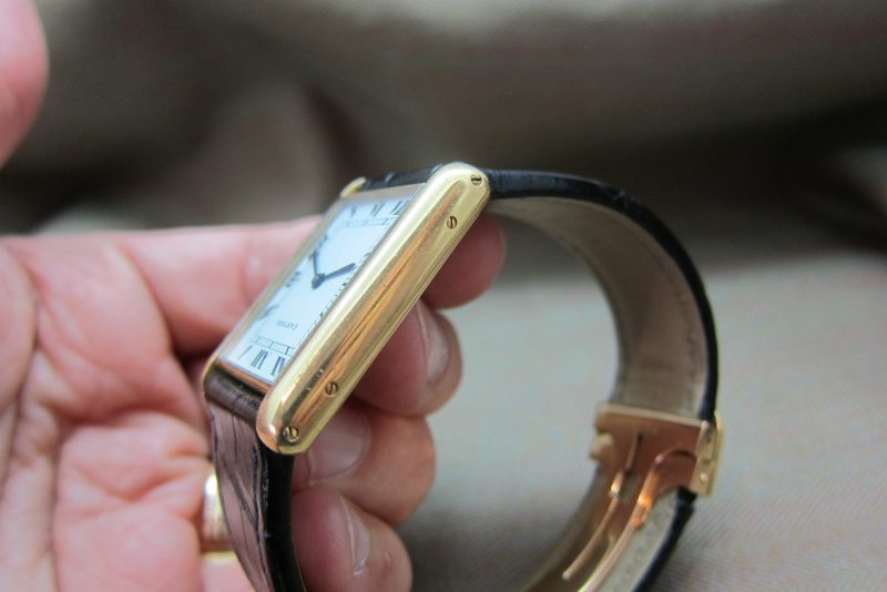 Cartier Tank Jumbo Automatic 17002 18k Deployant buckle - Image 5