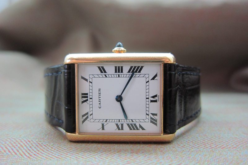 Cartier Tank Jumbo Automatic 17002 18k Deployant buckle - Image 6