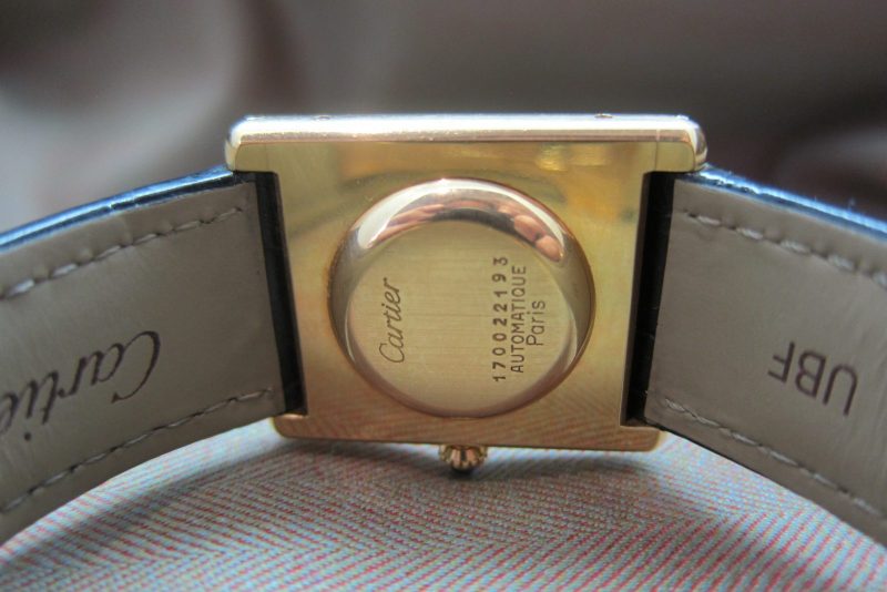 Cartier Tank Jumbo Automatic 17002 18k Deployant buckle - Image 9