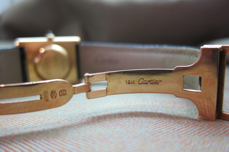 Cartier Tank Jumbo Automatic 17002 18k Deployant buckle - Image 11