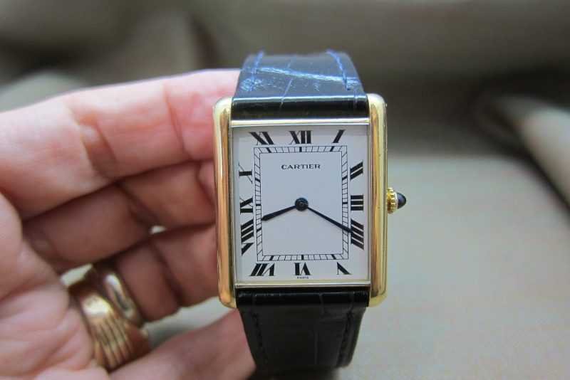 Cartier Tank Jumbo Automatic 17002 18k Deployant buckle - Image 12