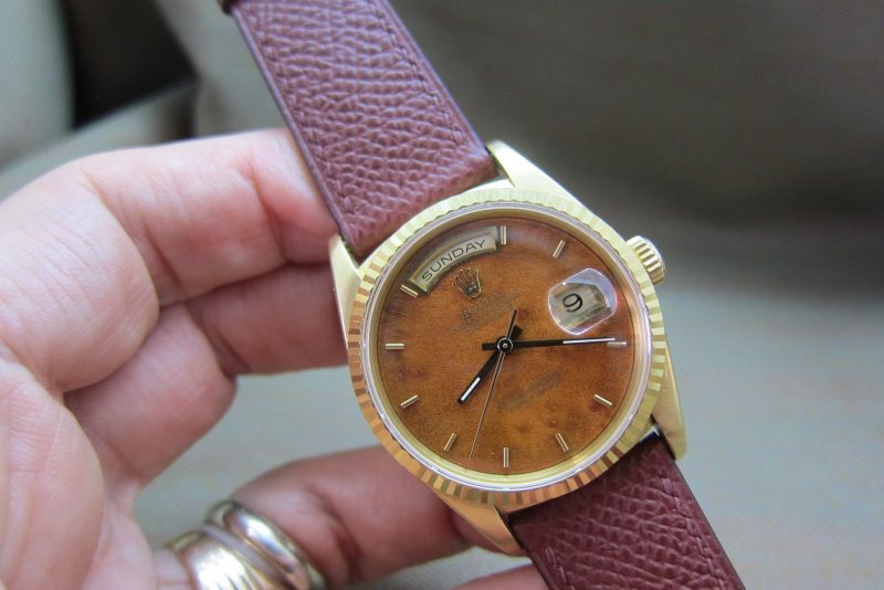 Rolex Vintage Day-Date 18038 Wood Dial T Serial - Image 2