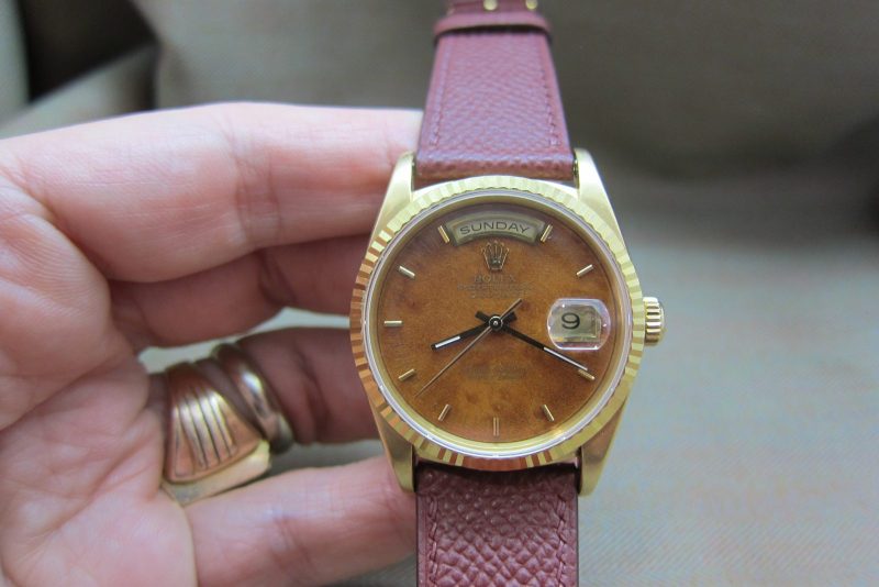 Rolex Vintage Day-Date 18038 Wood Dial T Serial - Image 11