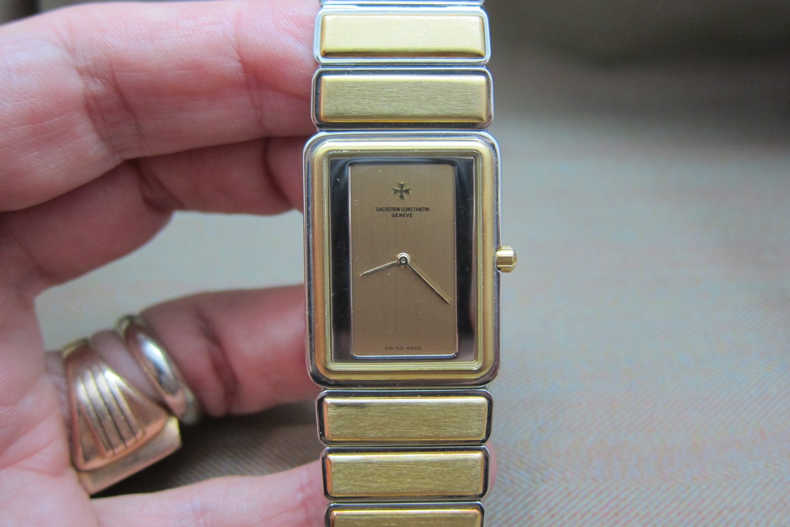 Vacheron Constantin Vintage Harmony  18k Gold and Steel Full Set - Image 11