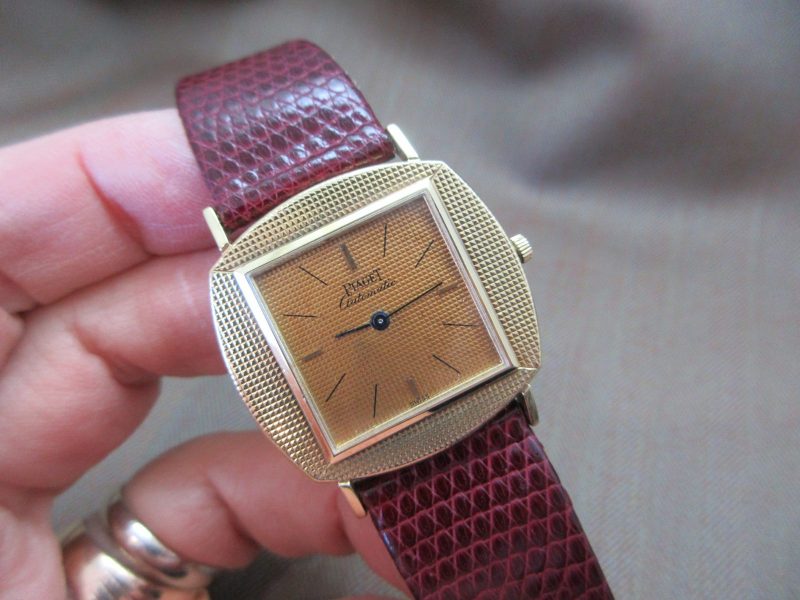 Piaget Vintage 18k Automatic Hobnail 12465