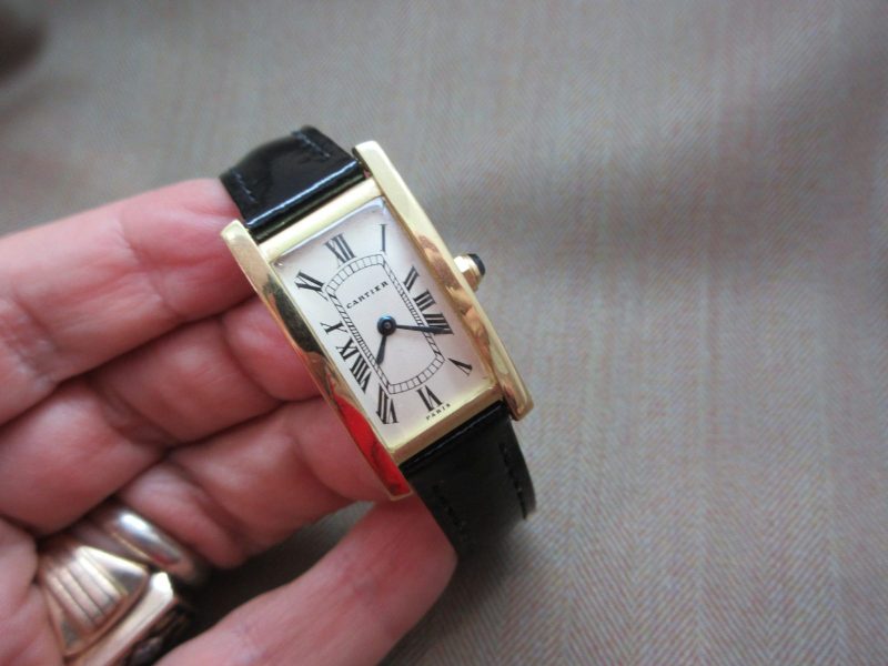 Cartier Vintage Tank Cintree Mid-Size  18k