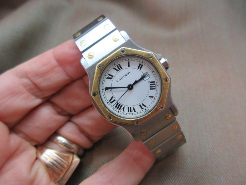 Cartier Santos Vintage Octagonal Steel & 18k  2966