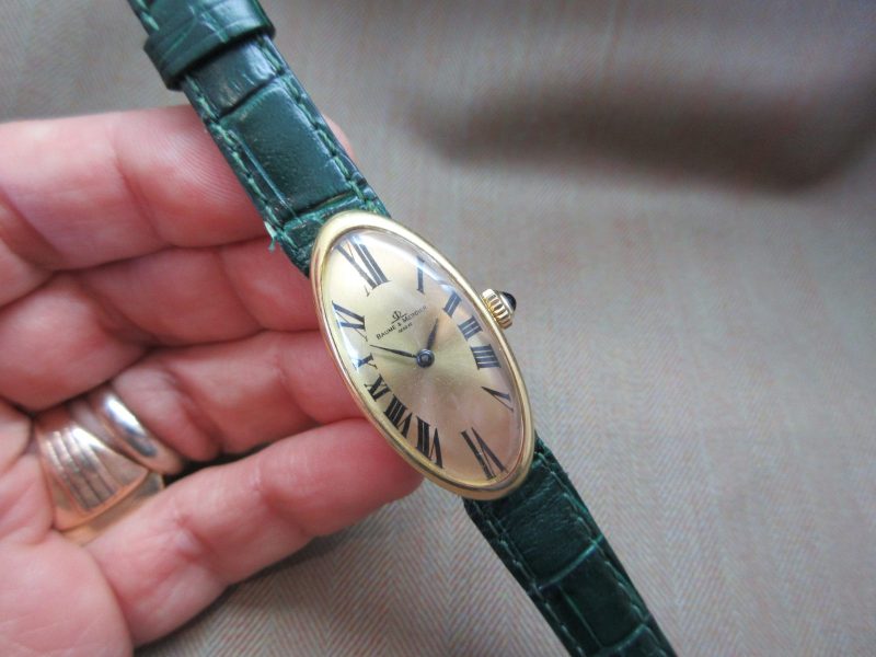 Baume Mercier Vintage 18k vintage Baignoire Allongè 38261