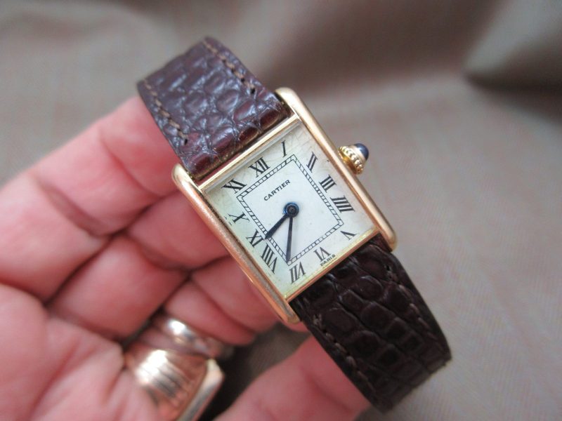 Cartier Vintage 18k Junior Tank 1969