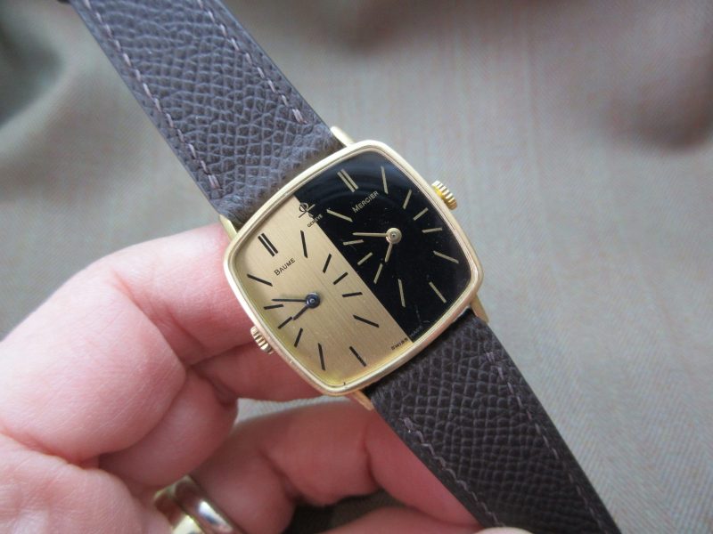 Baume & Mercier 18k Gold Dual Time 728206