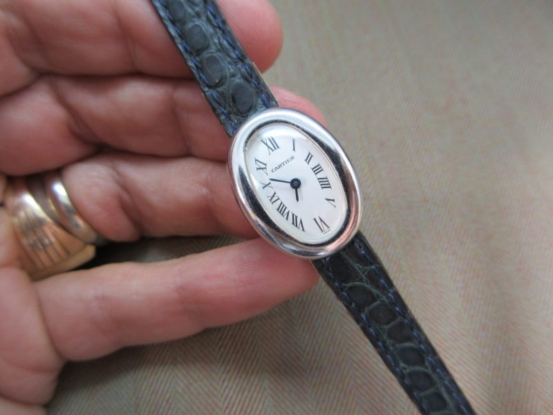 Cartier Vintage Baignoire 2369 18k White Gold