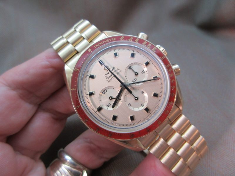 Omega Apollo 11 50th Anniversary 18k Gold Speedmaster Limited Edition
