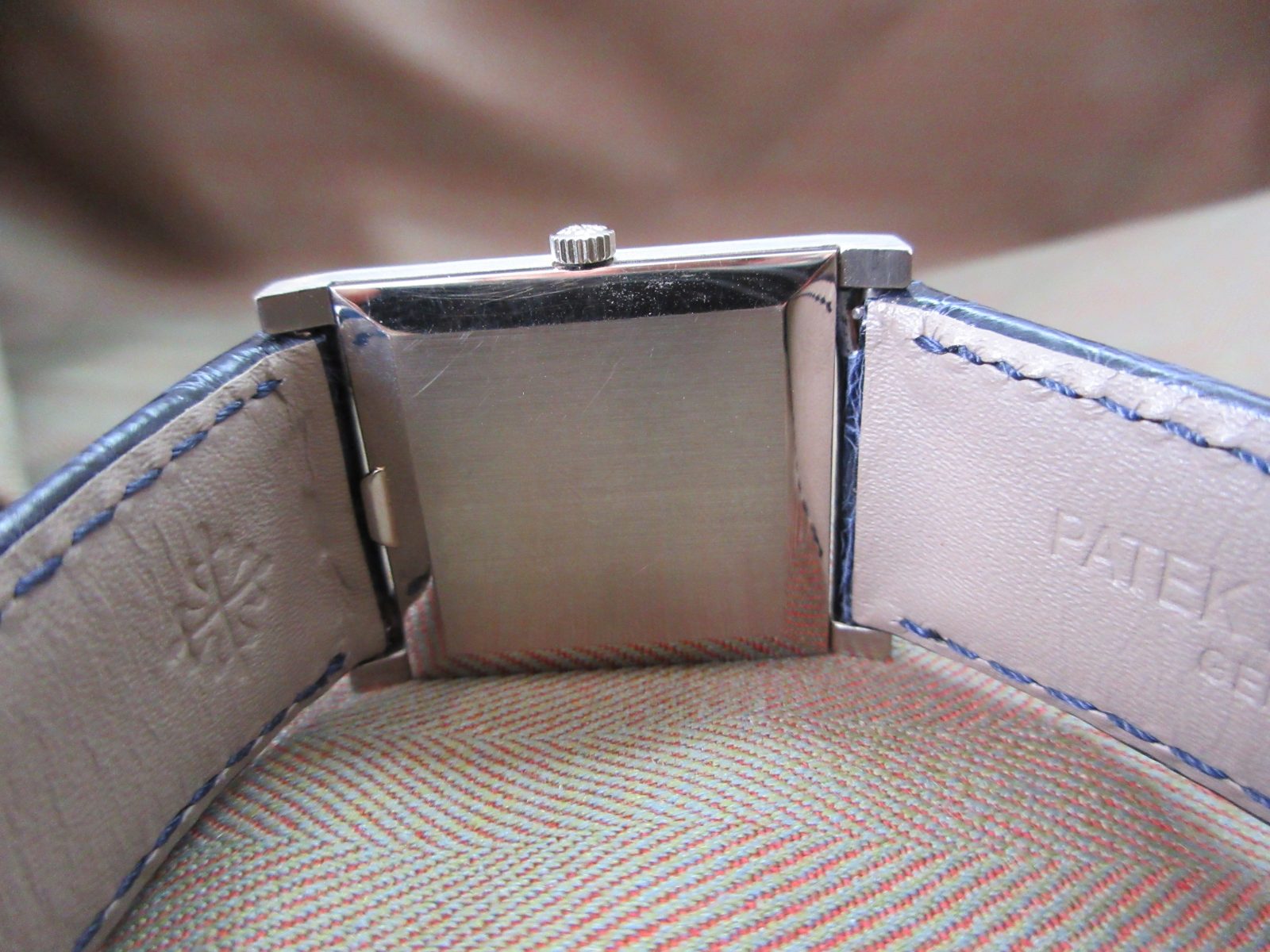 Patek Philippe Vintage 18k White Gold 3519 Mint Condition with Paper & Pouch - Image 8