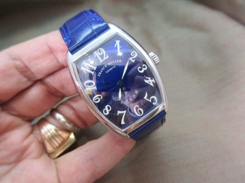 Franck Muller  Vintage 18k White Gold Automatic 2852 Retrogdrade Seconds