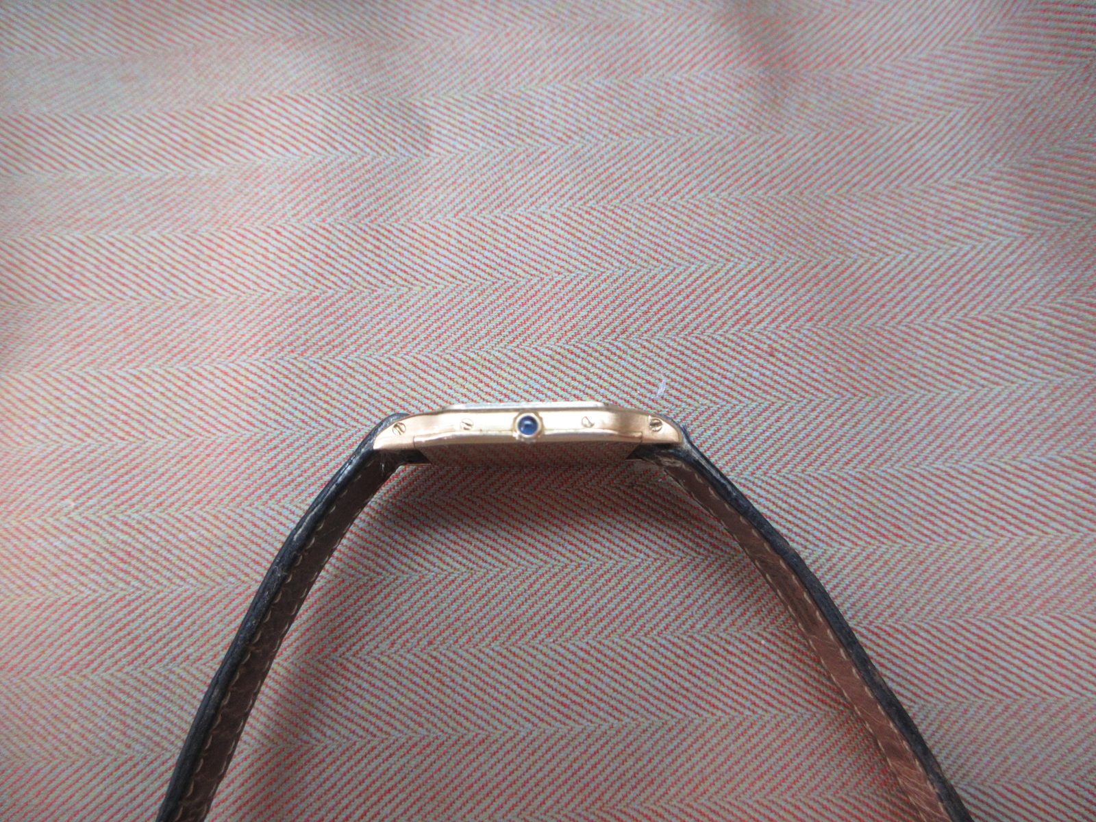 Cartier Santos Dumont Vintage Junior Size 18k 80's 9606 - Image 6