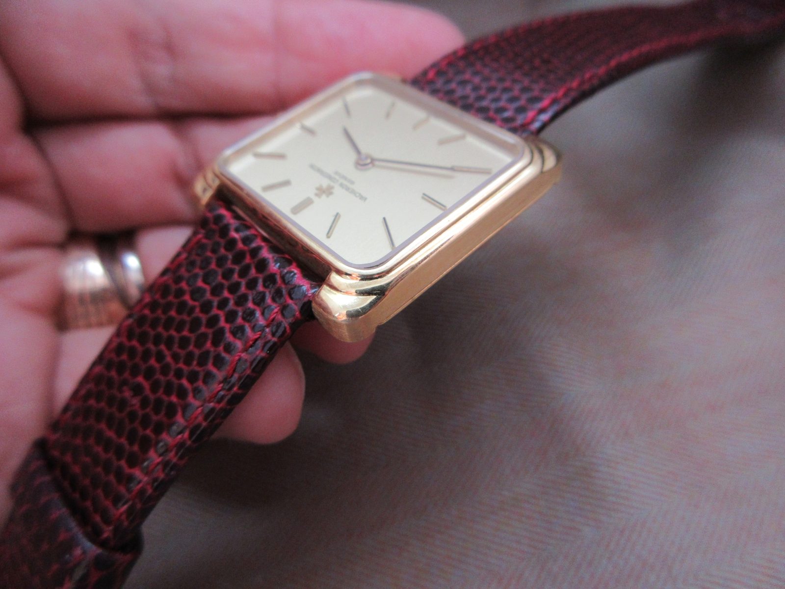Vacheron Constantin Vintage 18k Large Stepped Cushion Case 34008 - Image 6