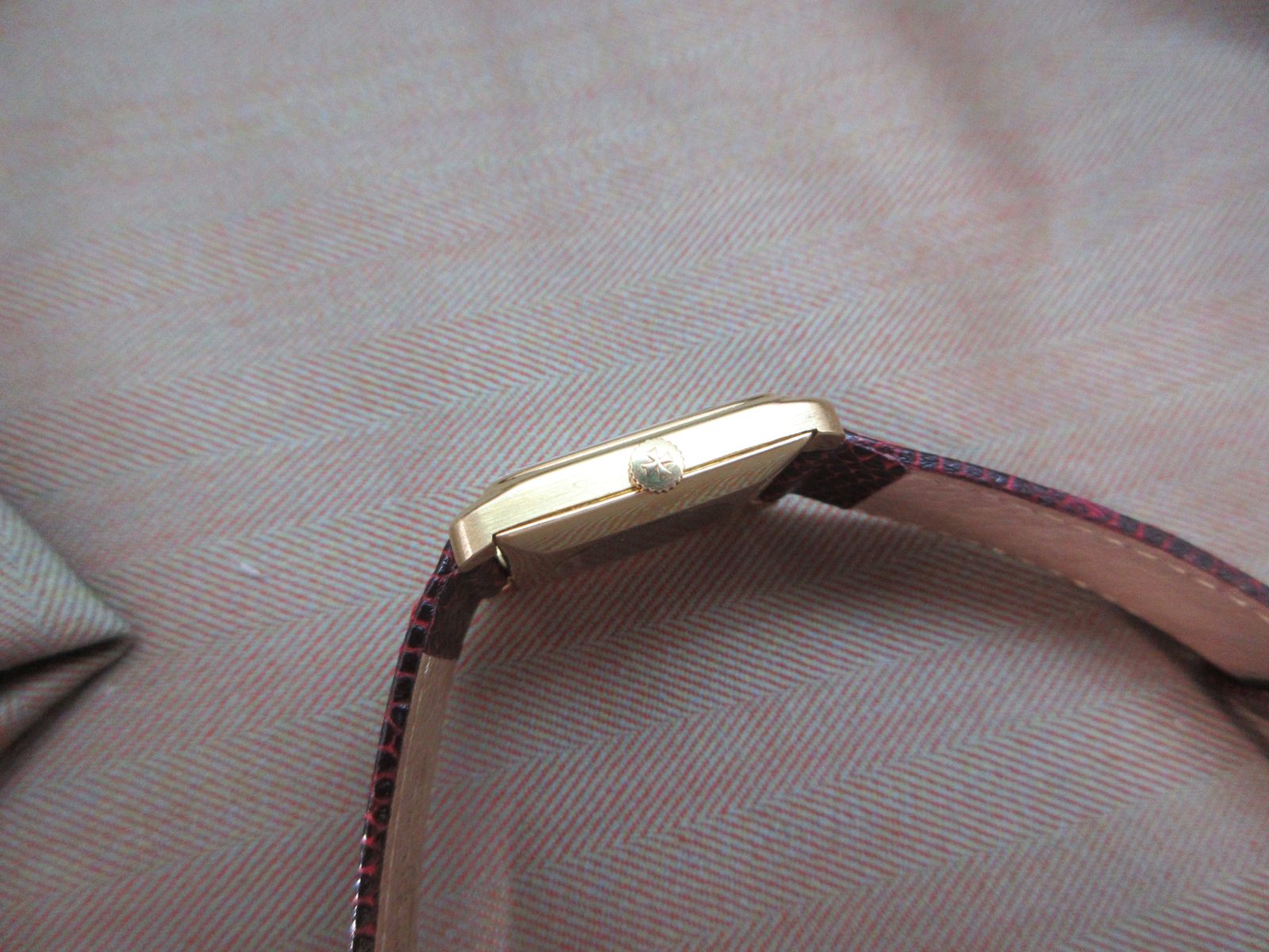 Vacheron Constantin Vintage 18k Large Stepped Cushion Case 34008 - Image 11