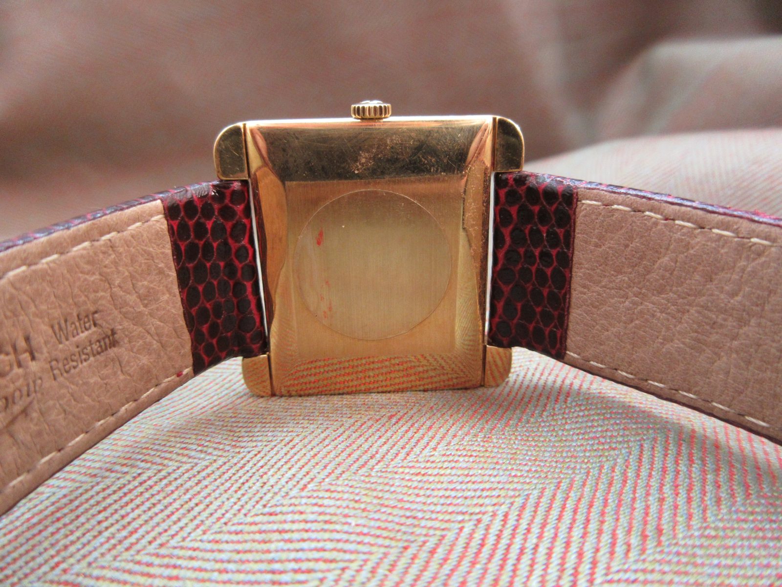 Vacheron Constantin Vintage 18k Large Stepped Cushion Case 34008 - Image 10