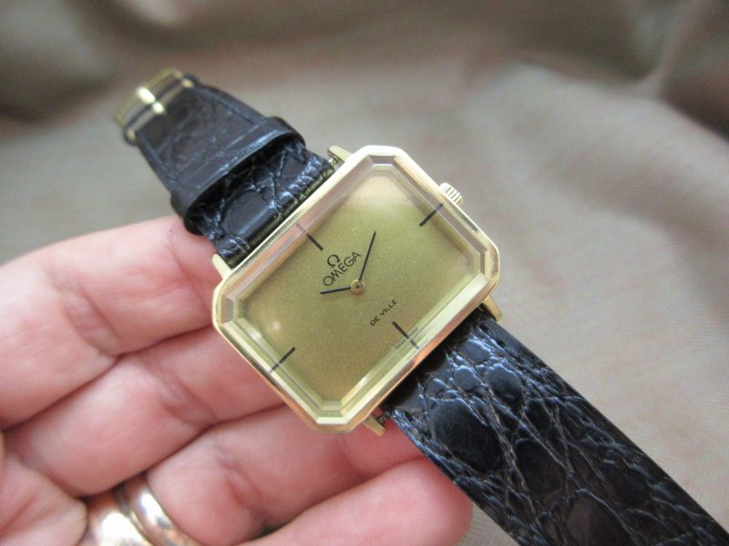Omega Vintage De Ville 18k Andrew Grima with Original Box