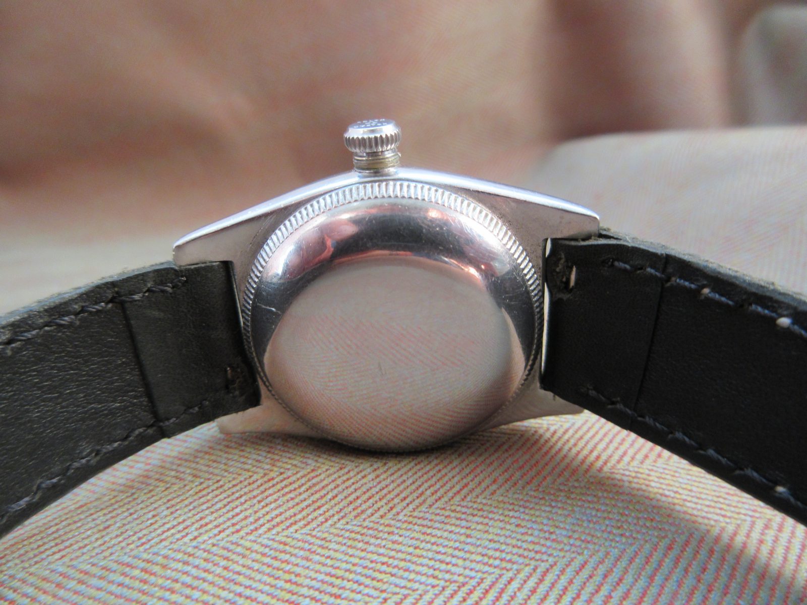 Rolex Vintage Steel Bubbleback 2940 Rare Salmon 24-Hour Dial - Image 9