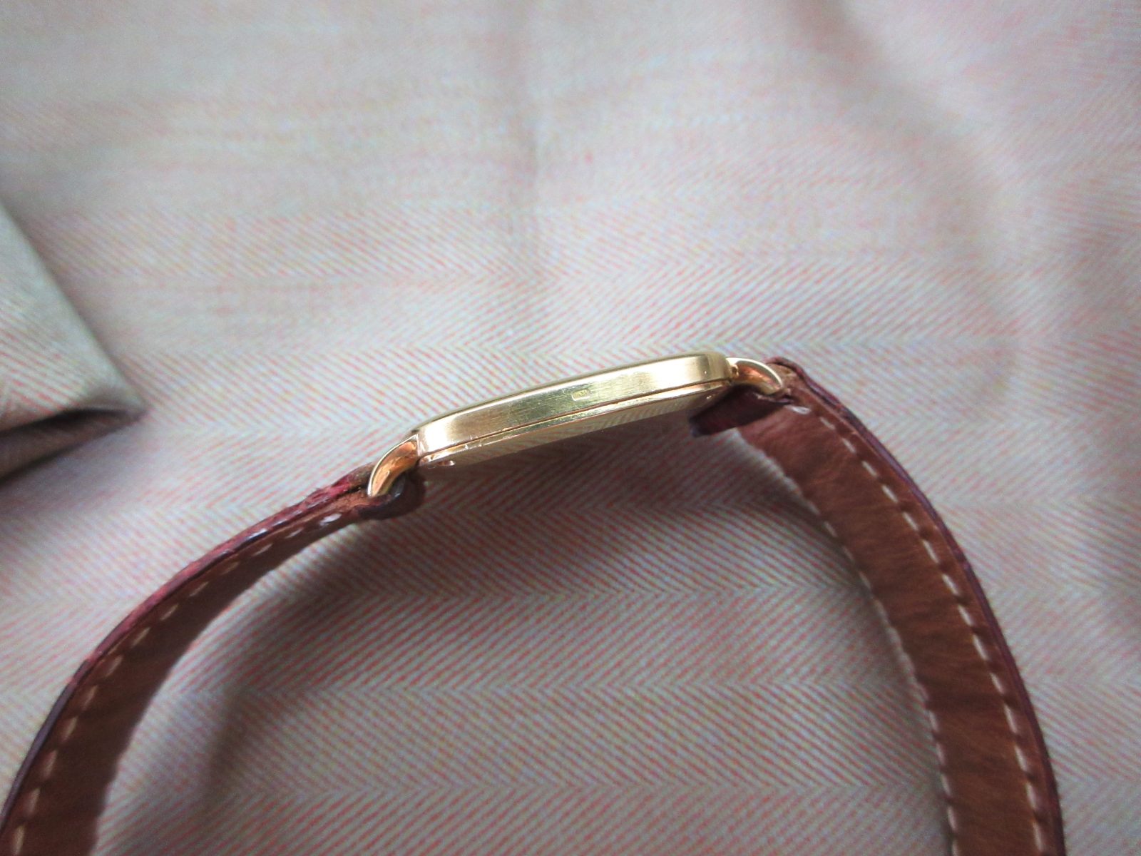 Vintage Vacheron Constantin 18k Yellow Gold TV Case 2098 - Image 9