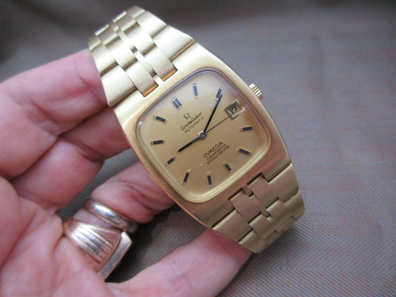 Omega Constellation  Vintage TV Case Ref. 168.047 / 166.059 18k