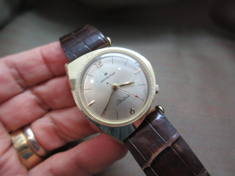 Hamilton Vintage Electric 14K Asymmetrical