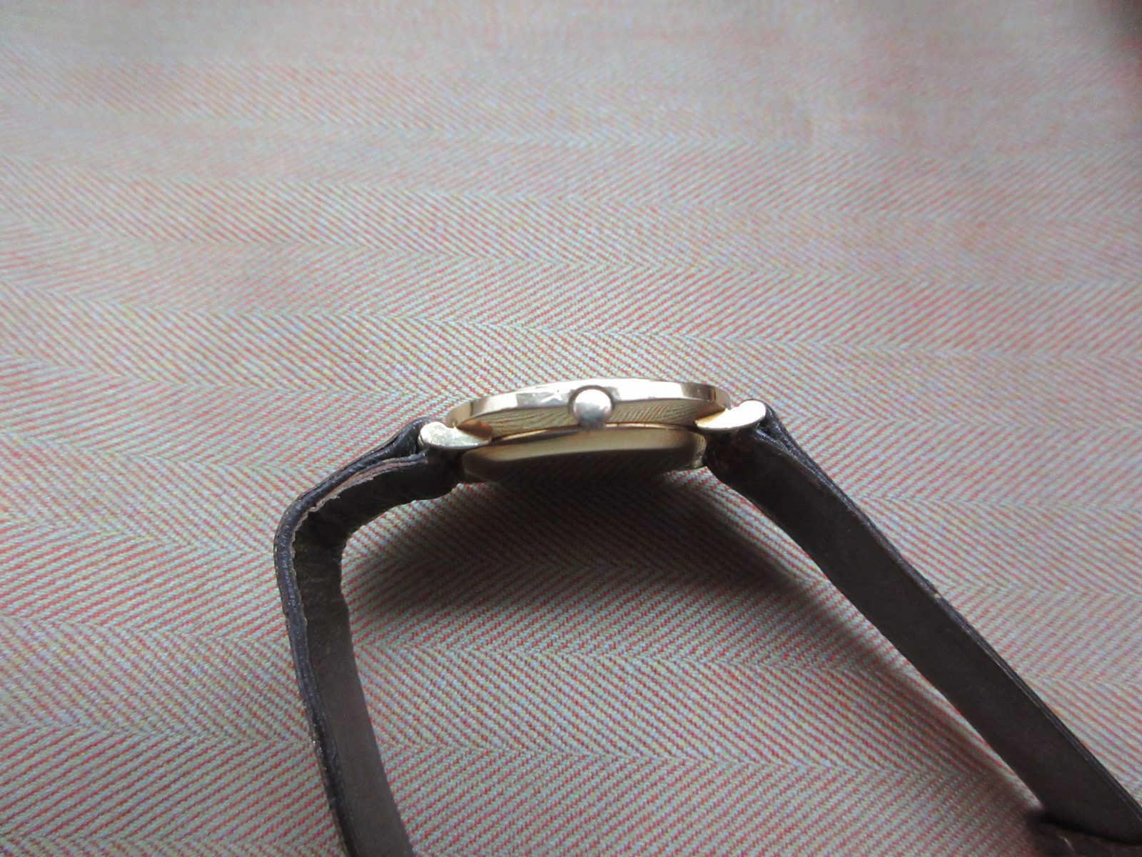 Lecoultre Vintage 14k Cushion Case Unusual Dial - Image 7