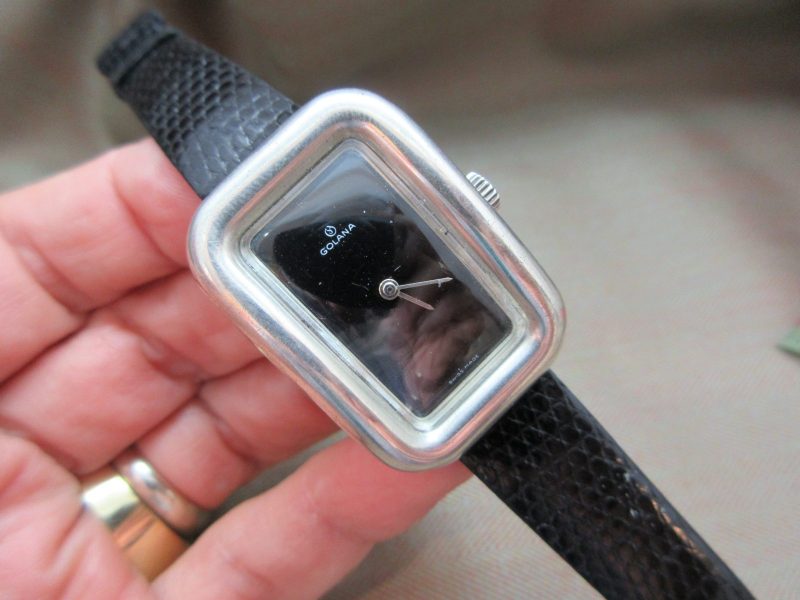 Golana Vintage Silver Dress Watch