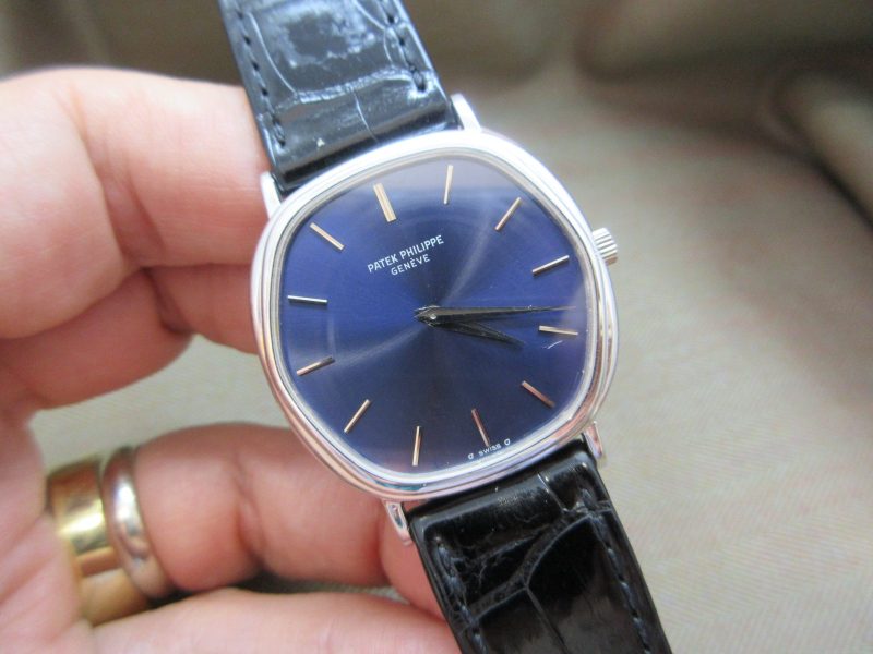 Patek Philippe Vintage 18k White Gold Golden Ellipse Automatic Hexagonal 3861