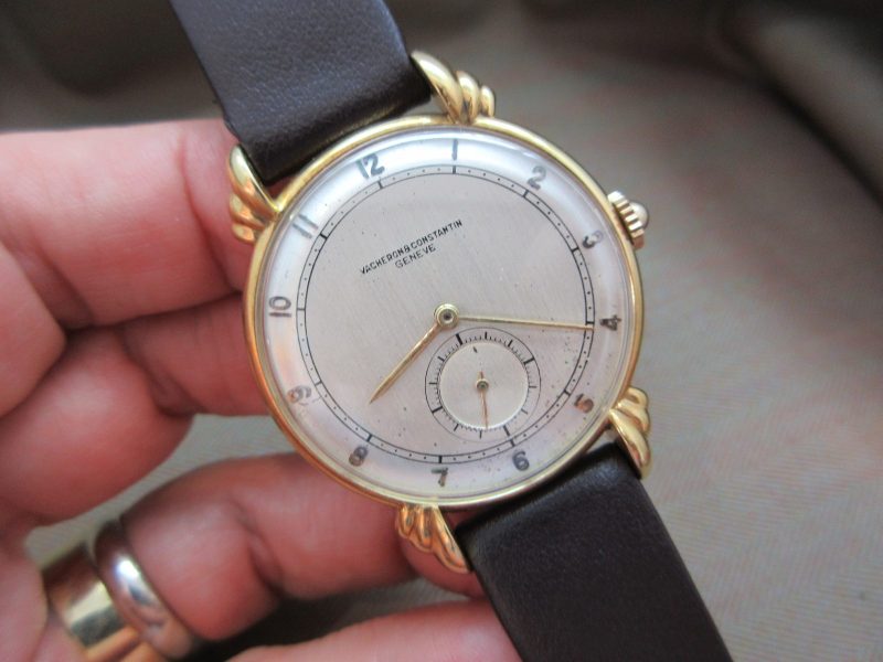Vacheron Constantin Vintage 18k Large Size Flame Lugs