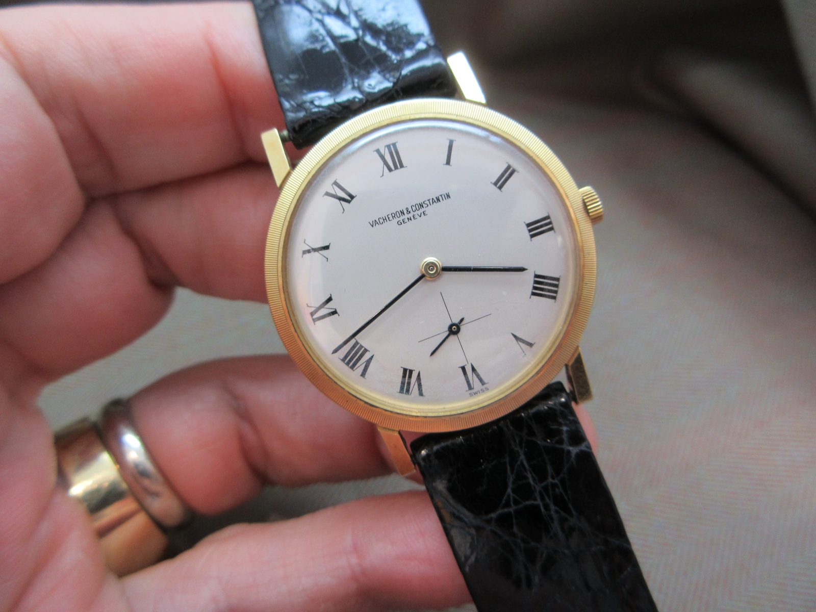 Vacheron Constantin Vintage 1960s 18k Ultra-Thin 6405 with Original Papers