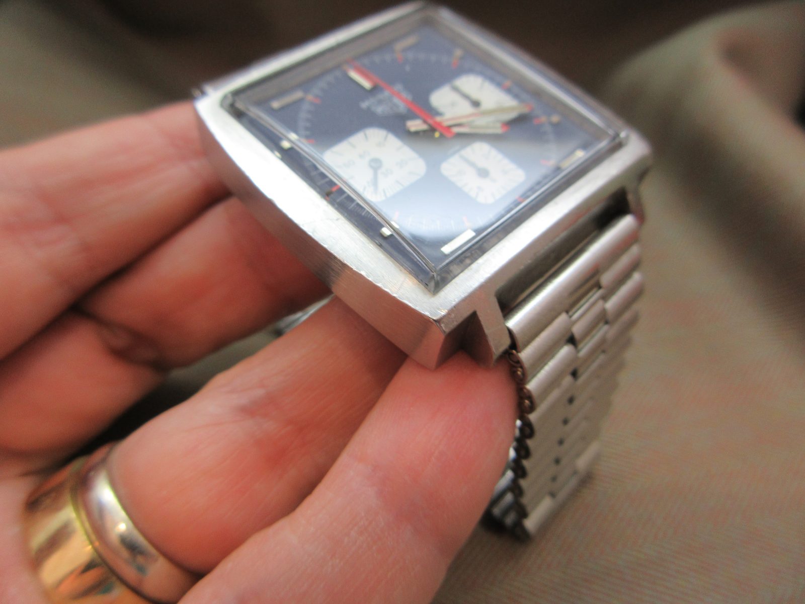 Heuer Vintage Steve McQueen 73633 Valjoux 7736 Chronograph - Image 3