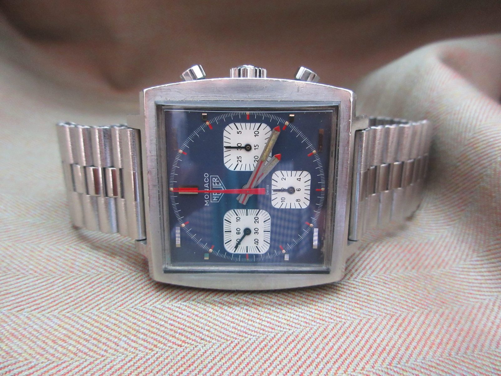 Heuer Vintage Steve McQueen 73633 Valjoux 7736 Chronograph - Image 6