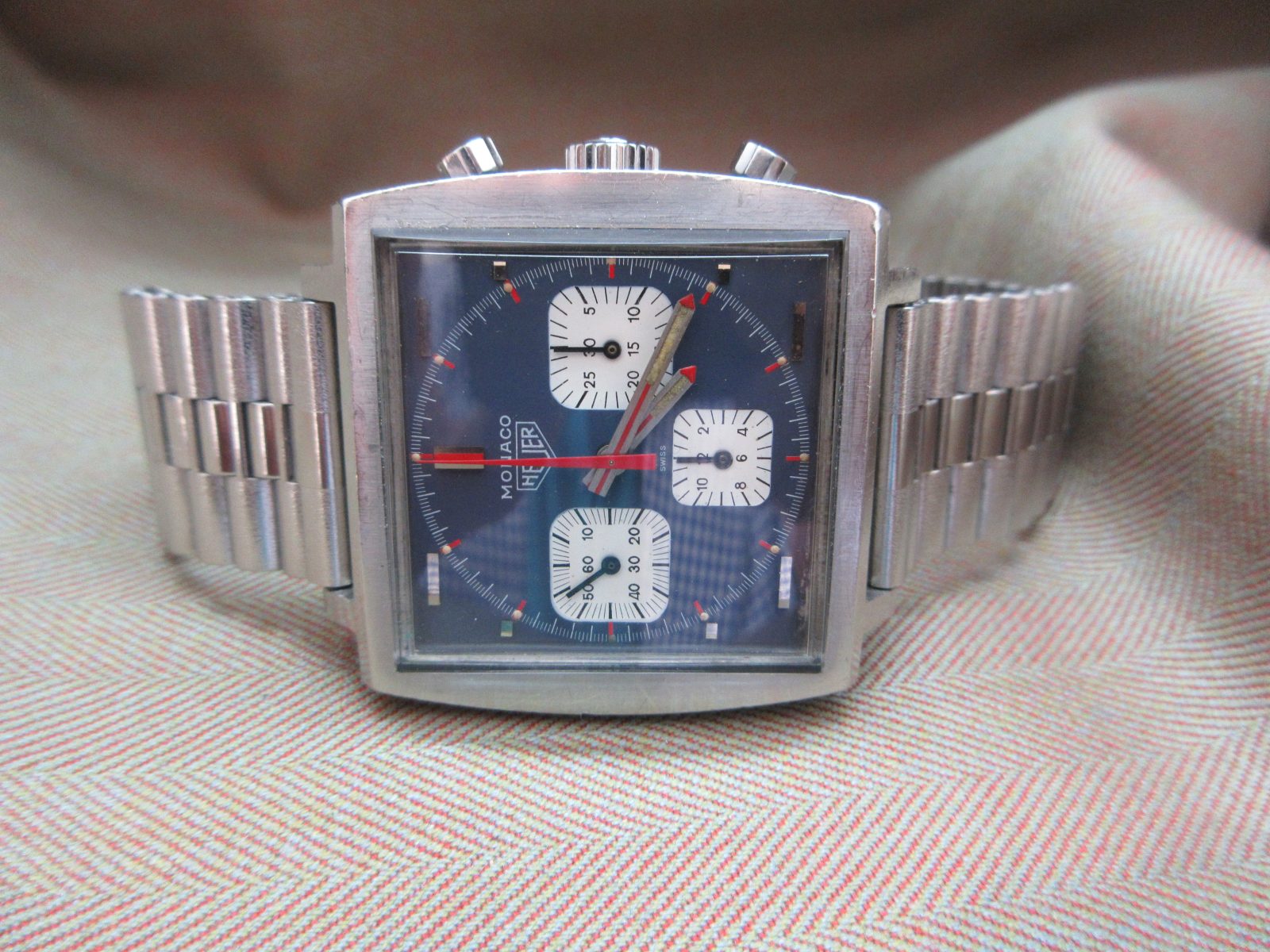 Heuer Vintage Steve McQueen 73633 Valjoux 7736 Chronograph - Image 7