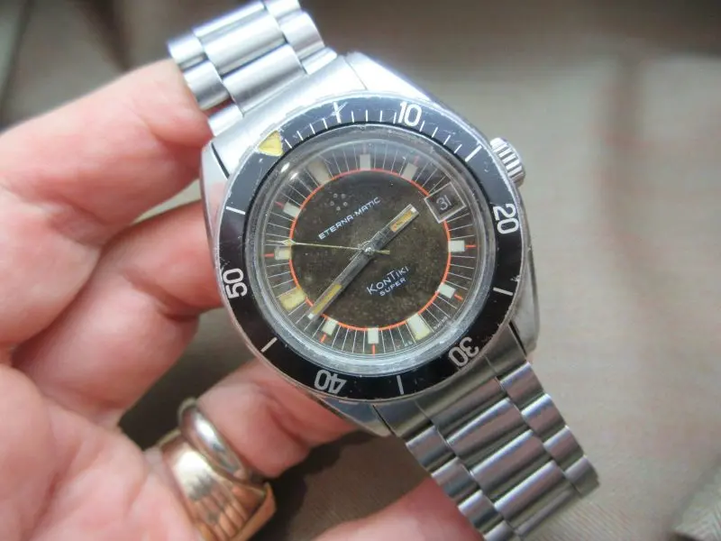 Eterna Vintage Kontiki Steel IDFArmy Issued with Original Box